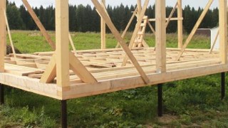 Сарай на винтовых сваях или хозблок на сваях Сокол цена от 2582 руб. / шт.