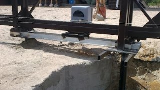 Купить сваи для ворот в Сокол. Заказать ворота на сваях под ключ от 22124 руб